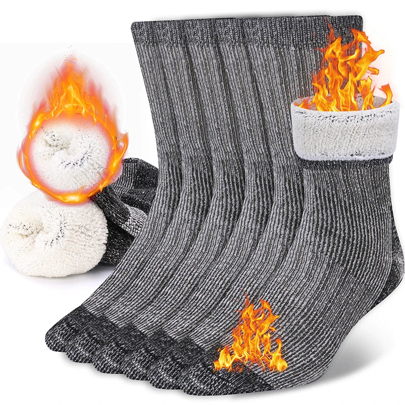 Naturwide Merino Wool Socks – 3-Pack for Men & Women