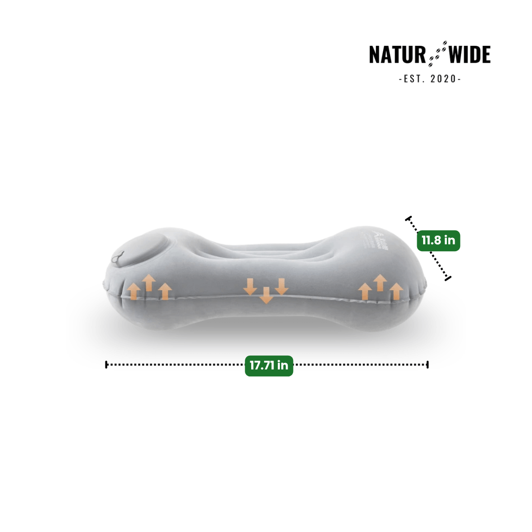 Ultralight Press-to-Inflate Camping Travel Pillow
