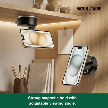 Magnetic Car Phone Mount – Vacuum Suction Cup, No-Trace Hold
