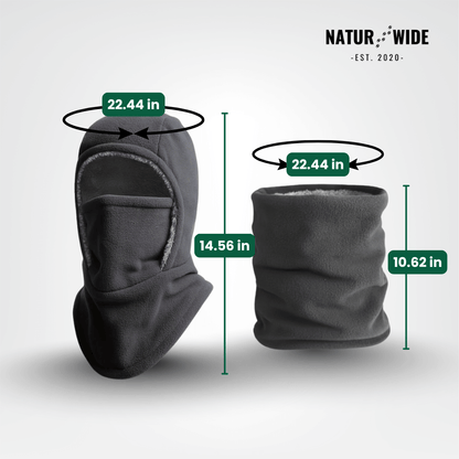 3-in-1 Winter Balaclava – Hat, Scarf &amp; Face Mask