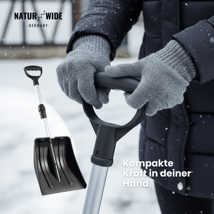 Telescopic Snow Shovel – Compact, Strong &amp; Adjustable Shovel for Car and Garden