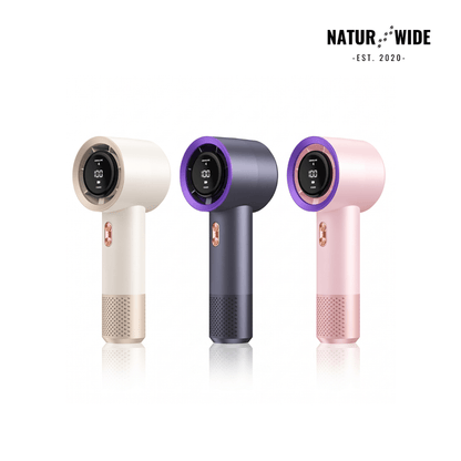 Handheld Mini Fan – 199 Speeds, 6 Blades, Brushless Motor