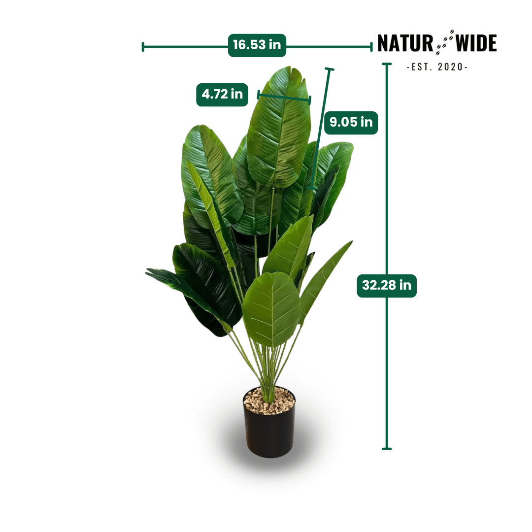 Large Artificial Palm Tree – Real Touch Banana Plant