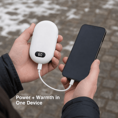 Double-Heat Hand Warmer – Rechargeable Pocket Warmer