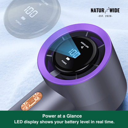 Handheld Mini Fan – 199 Speeds, 6 Blades, Brushless Motor