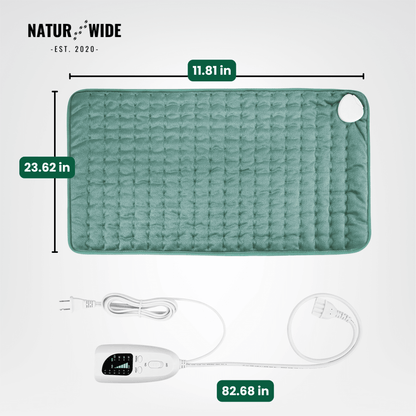 Electric Heating Blanket - Heat Pad for Back, Belly &amp; Legs with 6 Temperature Levels