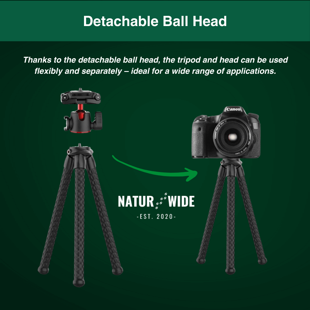 Flexible Octopus Tripod – Versatile for Camera &amp; Smartphone