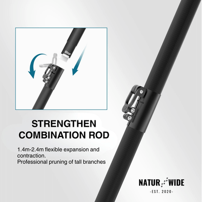 4-in-1 Cordless Telescoping Pole Saw & Pruner – Brushless (18V Compatible)