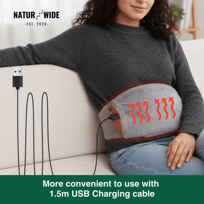 3-Level Electric Heating Pad – Waist Warmer &amp; Portable Heat Belt