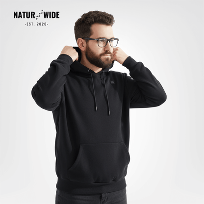 USB Heated Hoodie – Unisex Zip-Up with Thick Wool Lining