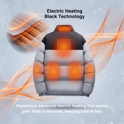 Naturwide Heated Winter Jacket – 6 Heating Zones, Waterproof &amp; Extra Warm for Men and Women