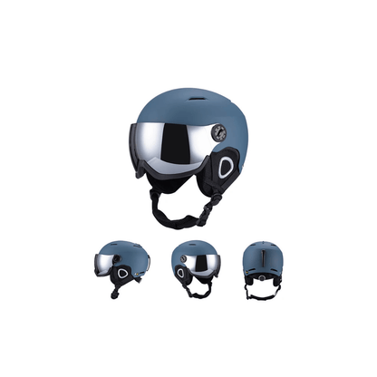 Premium Ski Helmet with Integrated Goggles – Warm &amp; Shockproof