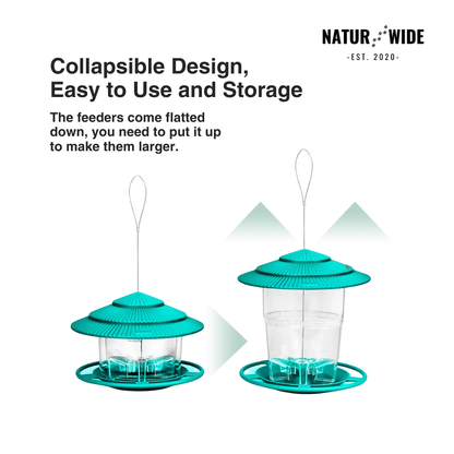 Gazebo Wild Bird Feeder – Hanging Outdoor Seed Station