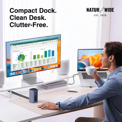 12-in-1 USB-C Hub – Dual 4K HDMI, 100W PD, RJ45, SD/TF