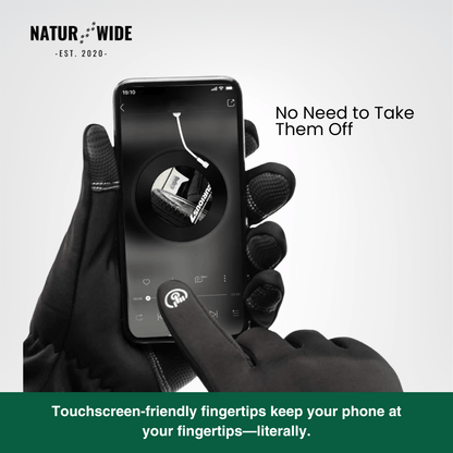 Naturwide Winter Gloves – Waterproof, Windproof &amp; Touchscreen Compatible