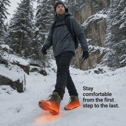 Trim-to-Fit USB Electric Heated Shoe Insoles