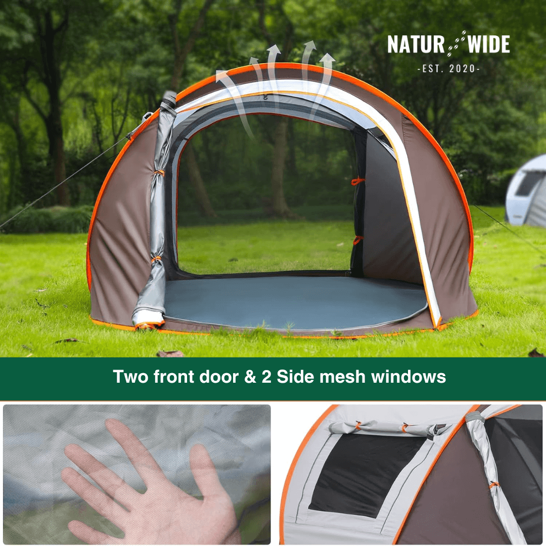 Pop-Up Throw Tent 5-8 Person – Automatic Waterproof Camping Tent
