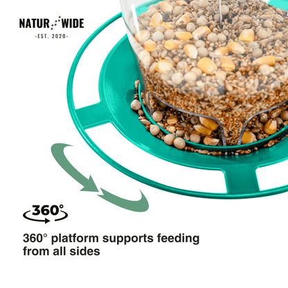 Gazebo Wild Bird Feeder – Hanging Outdoor Seed Station