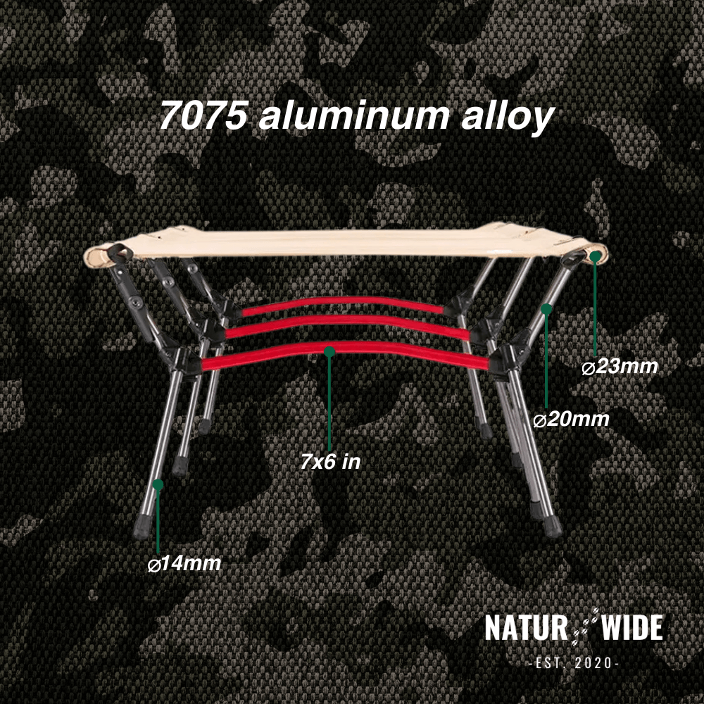 Naturwide Outdoor Camp Bed – Ultralight &amp; Foldable