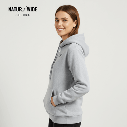 USB Heated Hoodie – Unisex Zip-Up with Thick Wool Lining