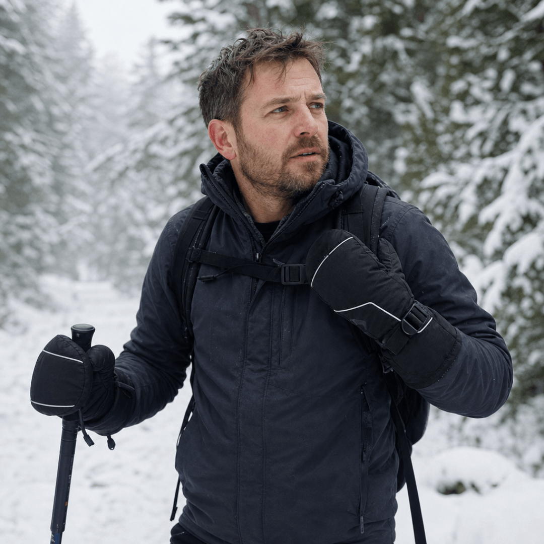 Rechargeable Waterproof Electric Heated Winter Mittens