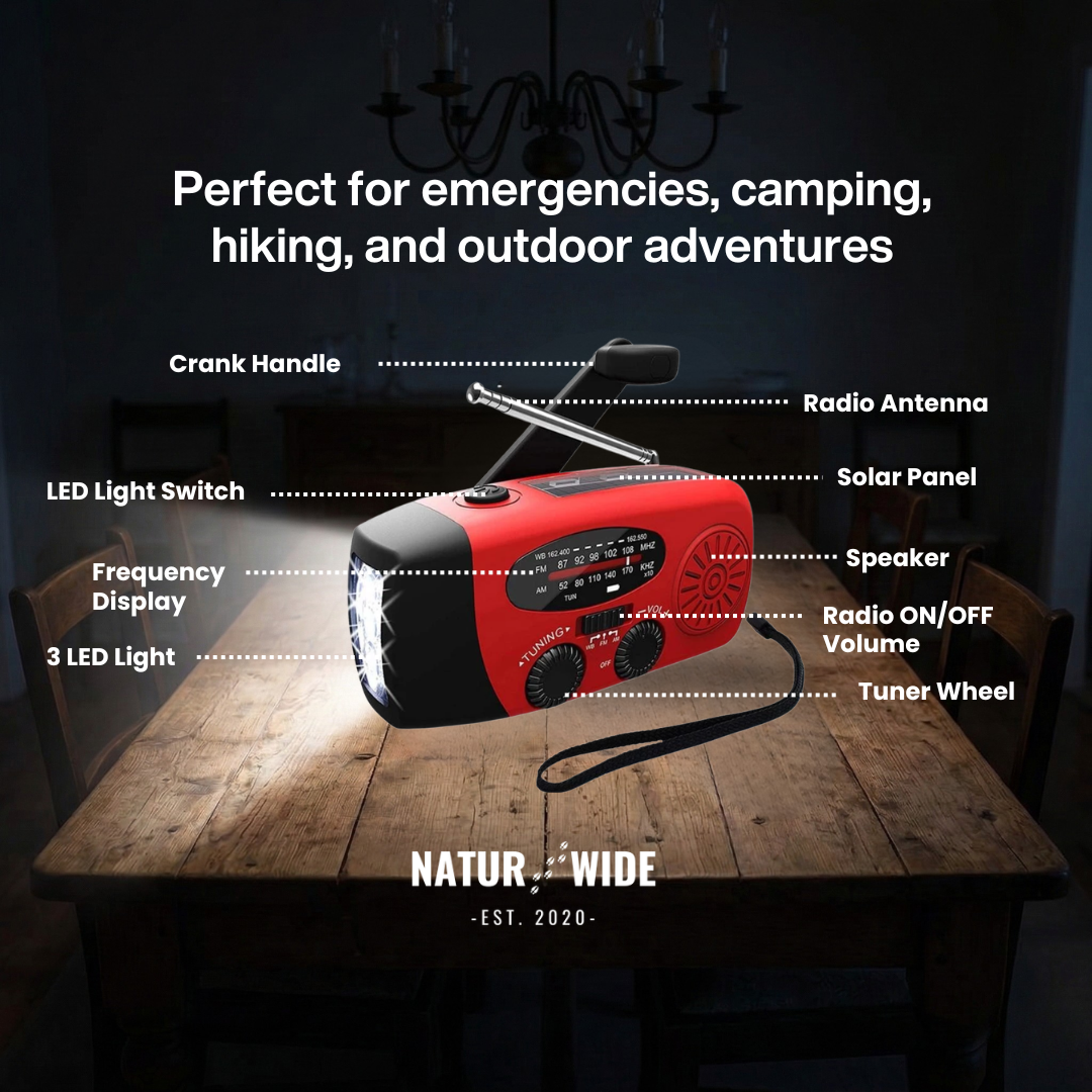 Emergency All in One Radio – Energy and information in emergencies