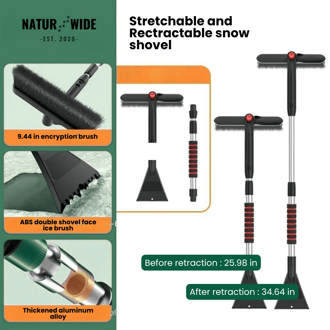Extendable Snow Shovel &amp; Ice Scraper