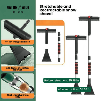 Extendable Snow Shovel &amp; Ice Scraper