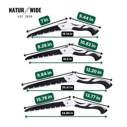 Folding outdoor saw for camping &amp; garden