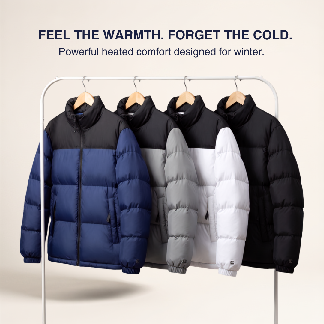 Naturwide Heated Winter Jacket – 6 Heating Zones, Waterproof &amp; Extra Warm for Men and Women