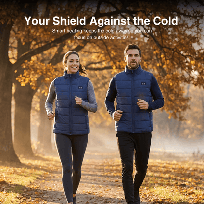 Heated Vest – 9 Heating Zones, USB Rechargeable &amp; Waterproof