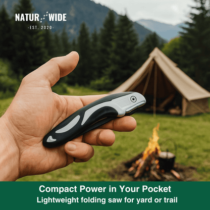 Folding outdoor saw for camping &amp; garden