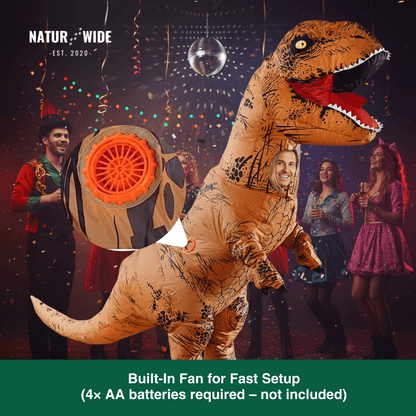 Inflatable T-Rex Costume – Dinosaur Suit (Adults & Kids)