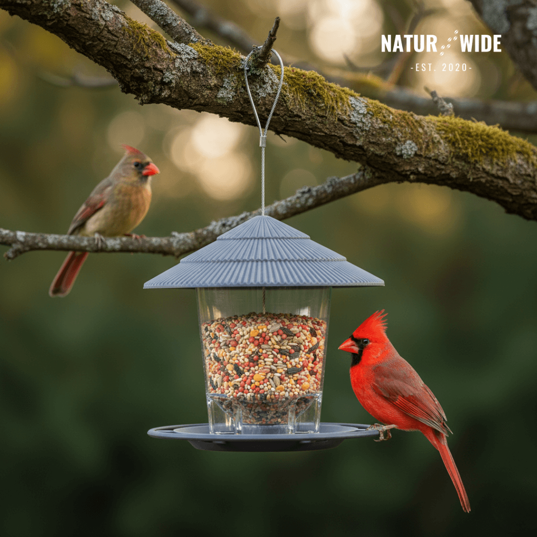 Gazebo Wild Bird Feeder – Hanging Outdoor Seed Station