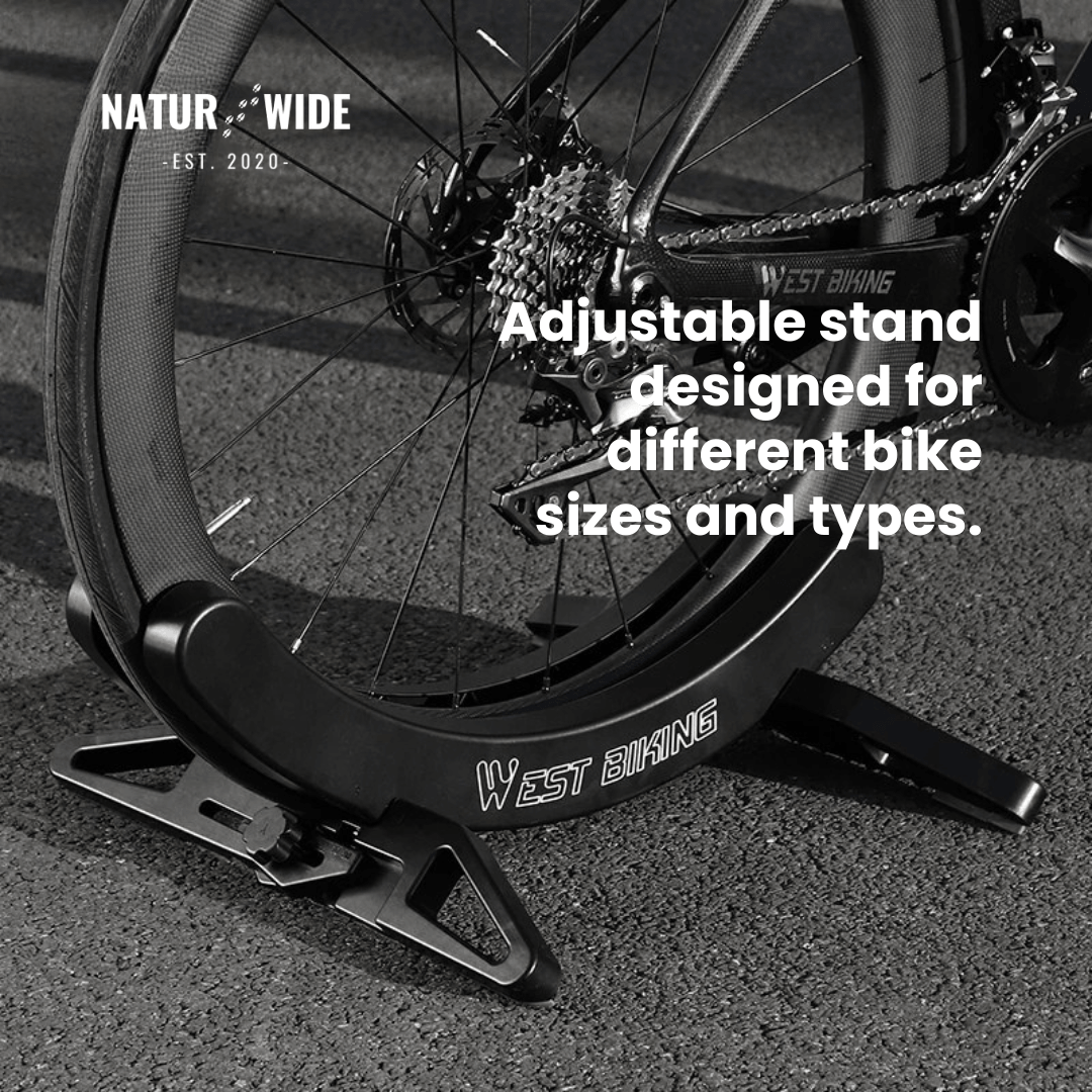 Adjustable Portable Bike Parking Rack & Storage Stand