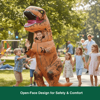Inflatable T-Rex Costume – Dinosaur Suit (Adults & Kids)