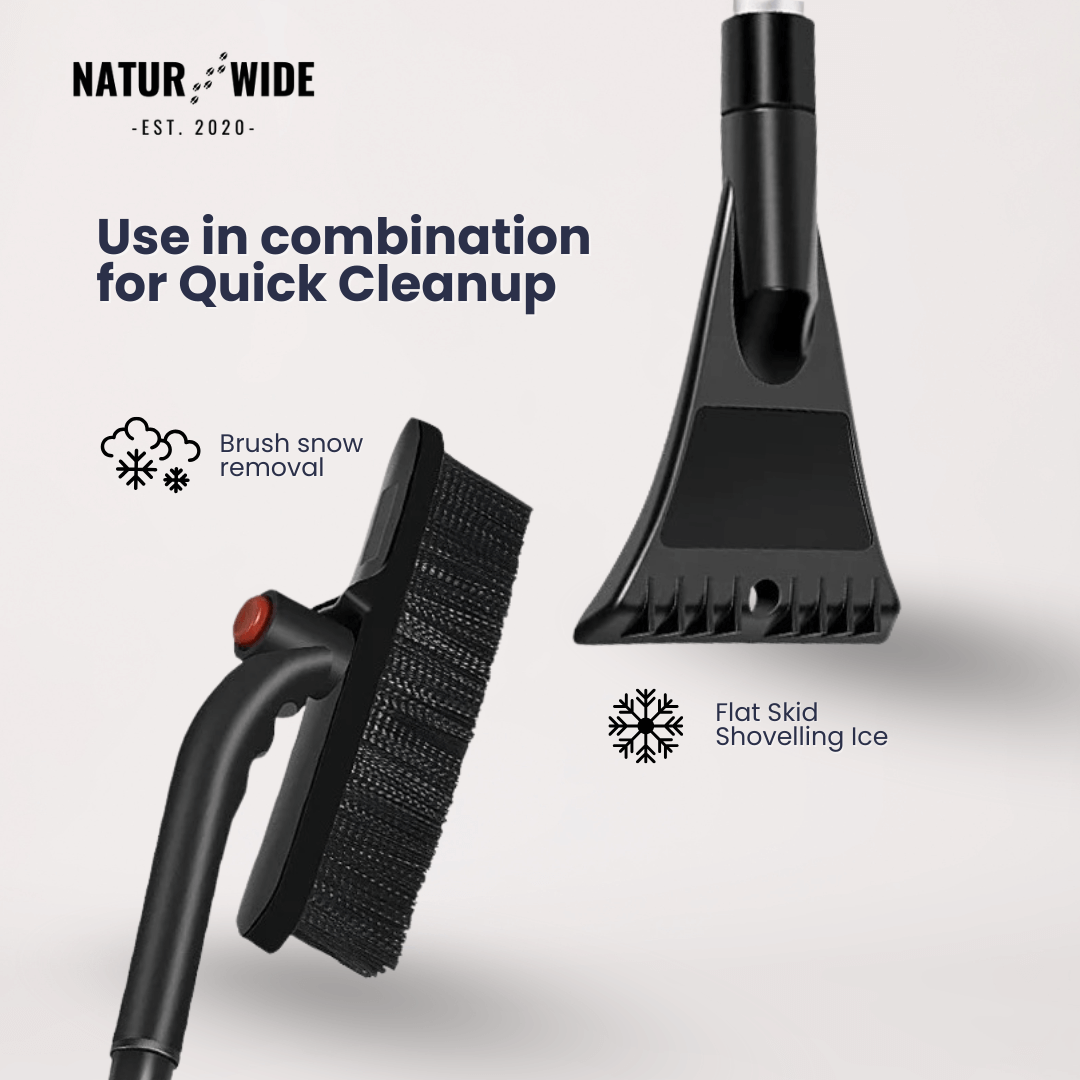 Extendable Snow Shovel &amp; Ice Scraper