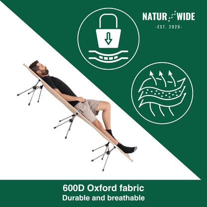 Naturwide Outdoor Camp Bed – Ultralight &amp; Foldable