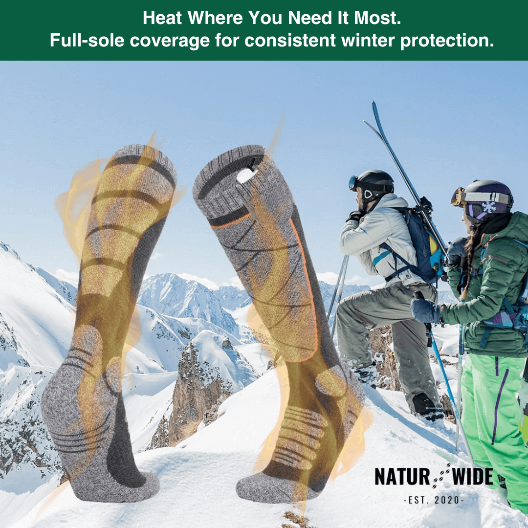 Heated Socks - Winter Sports &amp; Outdoor Warmth