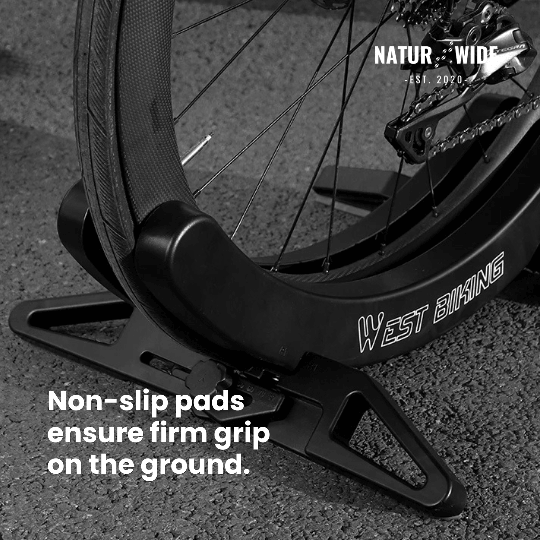 Adjustable Portable Bike Parking Rack & Storage Stand