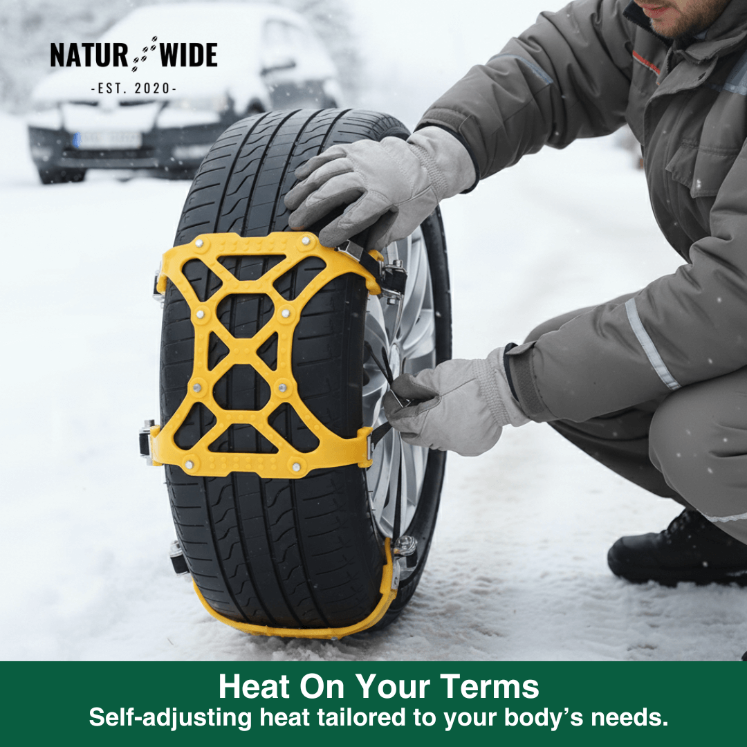 3pcs Snow Tire Chains for Car/SUV/Truck