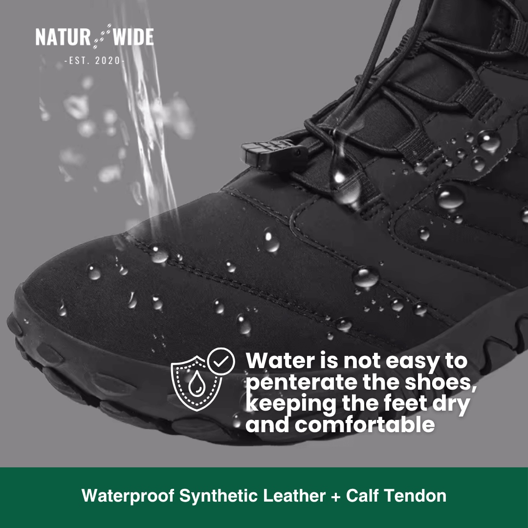 Winter Snow Boots – Warm, Fur-Lined Barefoot Shoes for Men &amp; Women