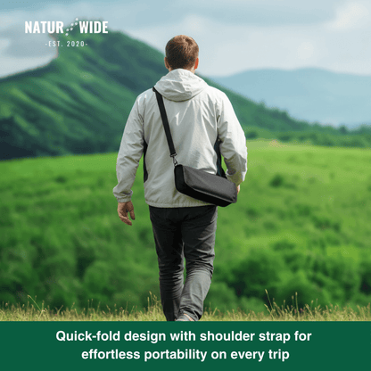 Foldable Camping Stool – Lightweight, Portable &amp; Durable with Carry Bag for Travel