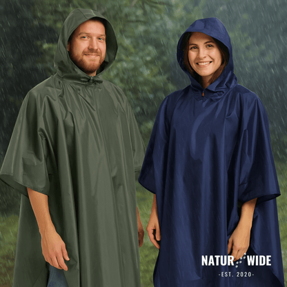 3 in 1 rain poncho – protection for all weather conditions