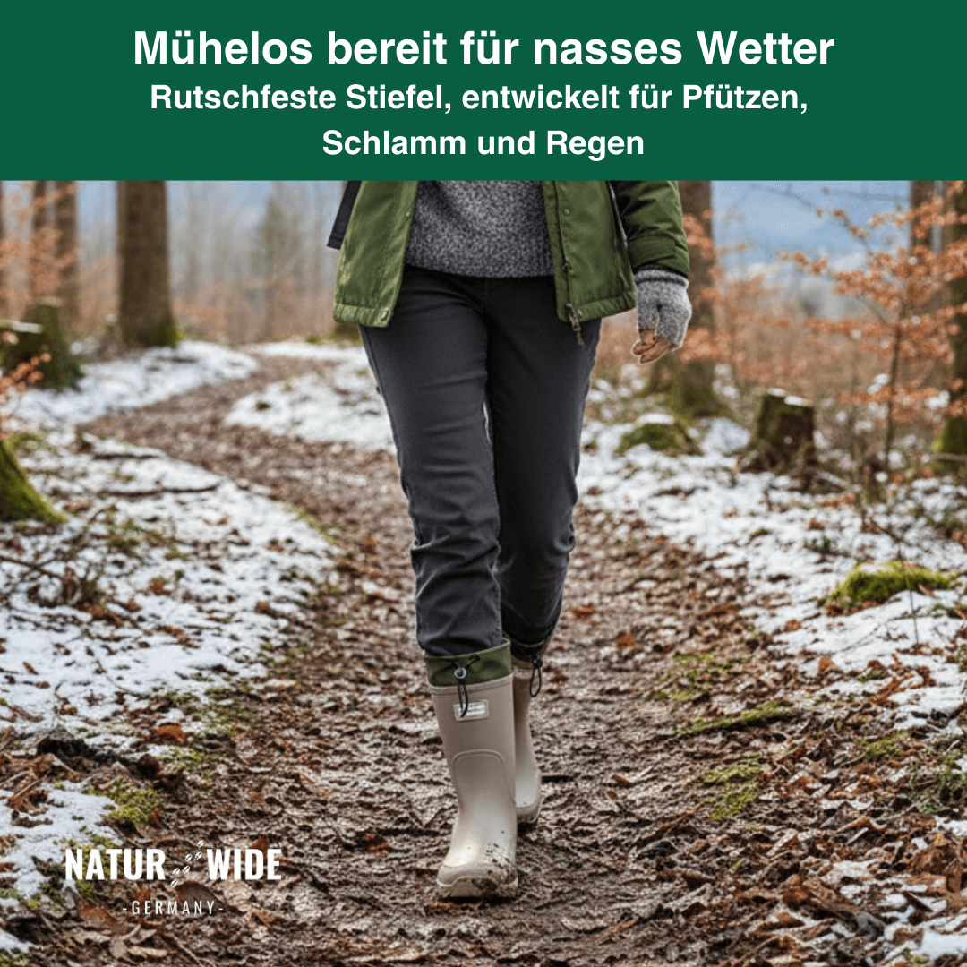 Waterproof Outdoor Rubber Boots Unisex – Slip-Resistant, Durable &amp; Long-Lasting