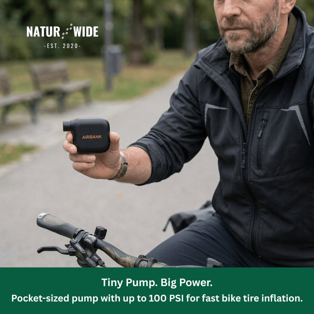 Mini Portable Rechargeable Bike Pump - 100PSI