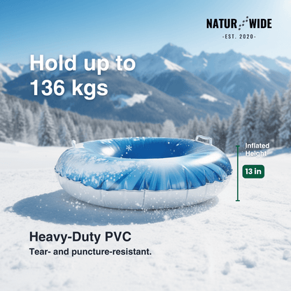 Inflatable Snow Tube – Heavy Duty Winter Sled