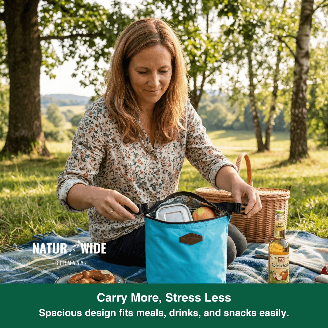 Insulated Portable Lunch Bag & Food Storage Handbag