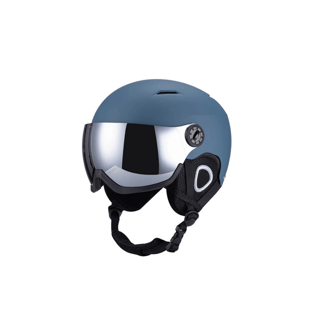 Premium Ski Helmet with Integrated Goggles – Warm &amp; Shockproof