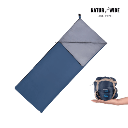 Ultralight Envelope Sleeping Bag – 3-Season Camping & Travel